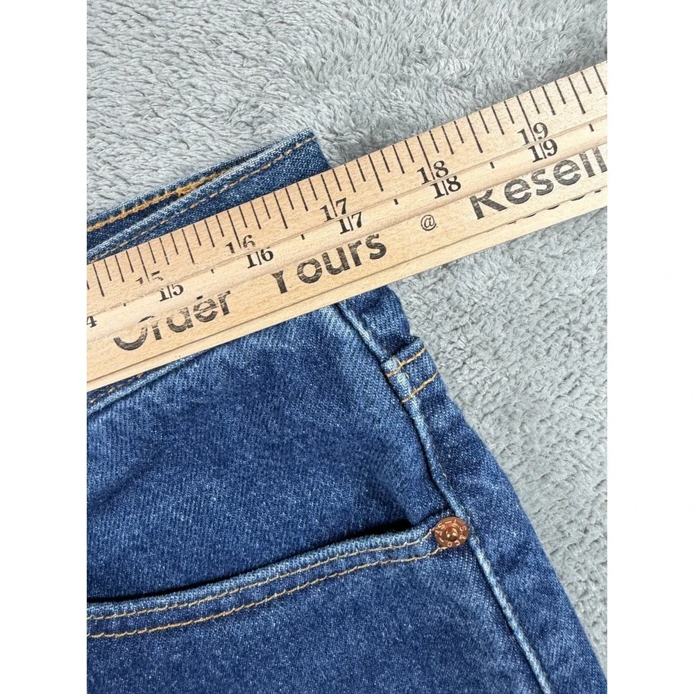 Vtg Levi's 517 Boot Cut Jeans Mens 34x30 USA Black Batwing Denim